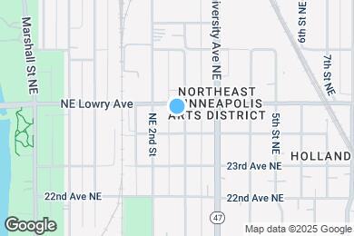 Map image of the property - 2414 3rd St NE
