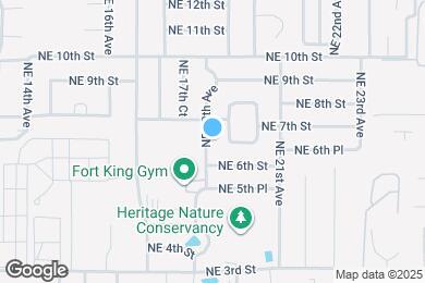 Map image of the property - 629 NE 18th Ave