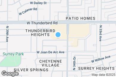 Map image of the property - 3526 W Voltaire Ave
