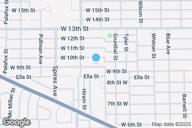 Map image of the property - 1731 W 9th St