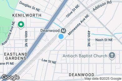 Map image of the property - 4646 Minnesota Ave NE