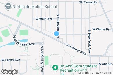 Map image of the property - Rosewood Apartments