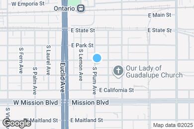 Map image of the property - 607 S Plum Ave