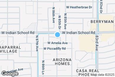 Map image of the property - 8527 W Vale Dr