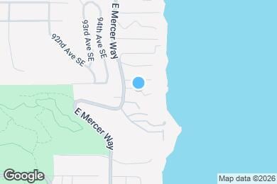 Map image of the property - 6408 E Mercer Way