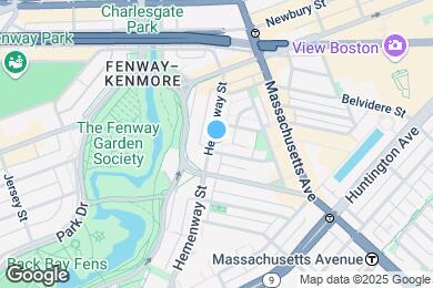 Map image of the property - 58 Hemenway St