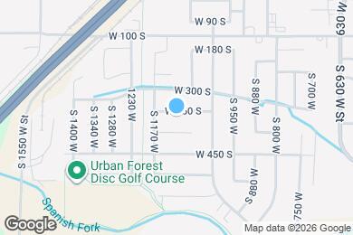 Map image of the property - 1097 W 350 S