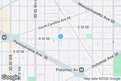 Map image of the property - 1301 D St SE