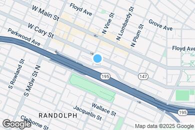 Map image of the property - 1626 Parkwood Ave