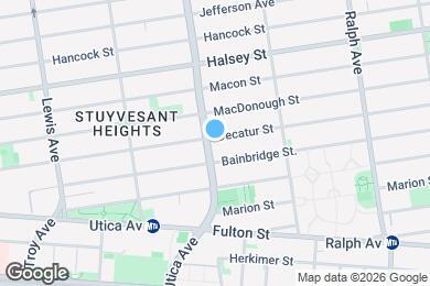 Map image of the property - 299 Malcolm X Blvd