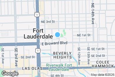 Map image of the property - 17 NE 9th Ave