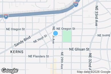 Map image of the property - 634 NE 28th Ave