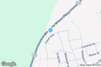 Map image of the property - 313 Yount Ave