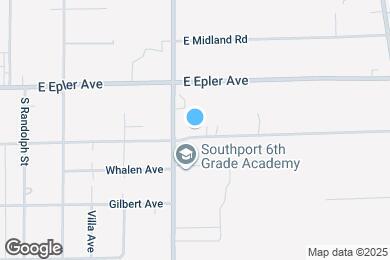 Map image of the property - 2414 E Dudley Ave
