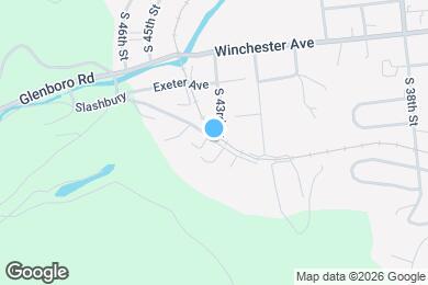 Map image of the property - 561 S 43rd St