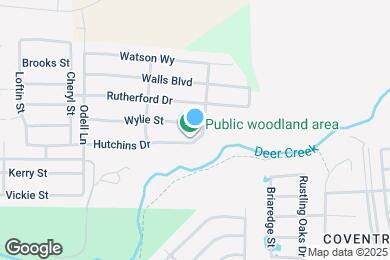 Map image of the property - 848 Wylie St