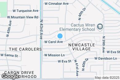 Map image of the property - 4206 W Carol Ave