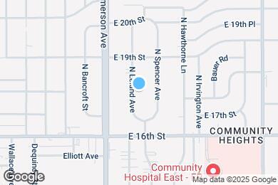 Map image of the property - 1719 N Leland Ave