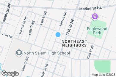 Map image of the property - 1030 16th St NE