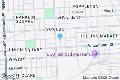 Map image of the property - 1217 Hollins St