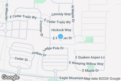 Map image of the property - 2118 E Frontier St