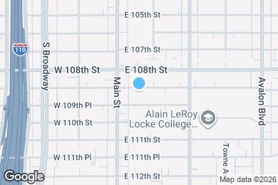 Map image of the property - 132 E 109th St