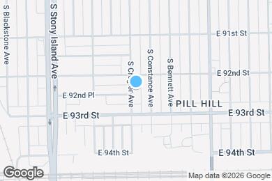 Map image of the property - 9225 S Cregier Ave