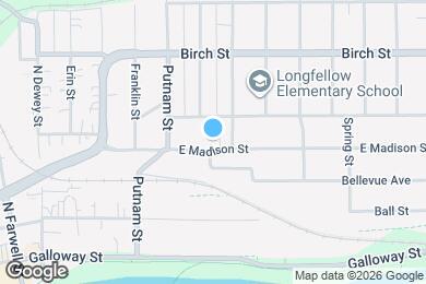 Map image of the property - 1042 E Madison St