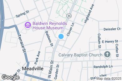 Map image of the property - 346 Rose Ln