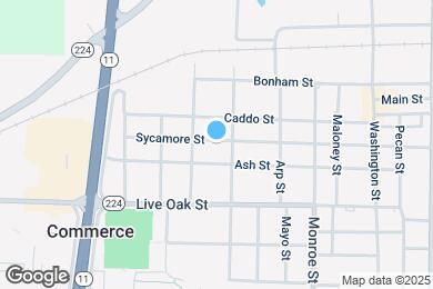 Map image of the property - 1705 Sycamore St