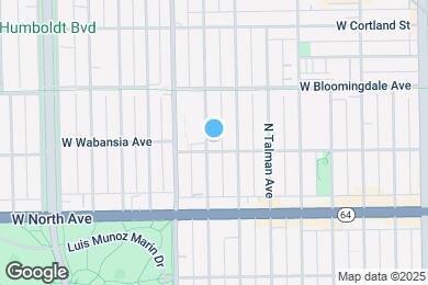 Map image of the property - 1707 N Fairfield Ave
