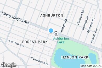 Map image of the property - 3319 Liberty Heights Ave
