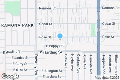 Map image of the property - 8630 Rose St