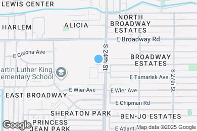 Map image of the property - 2340 E Marguerite Ave