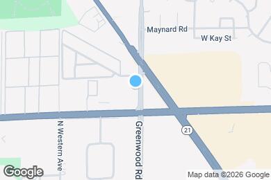 Map image of the property - 9610 N Greenwood Ave