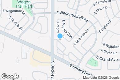 Map image of the property - 16901 E Chenango Ave