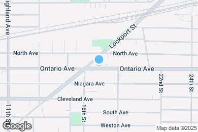 Map image of the property - 1624 Ontario Ave