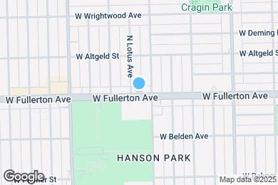 Map image of the property - 5416 W Fullerton Ave