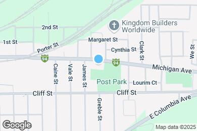 Map image of the property - 750 E Michigan Ave
