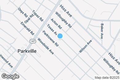 Map image of the property - 3101 Texas Ave