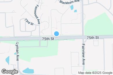 Map image of the property - 550 W 75th St