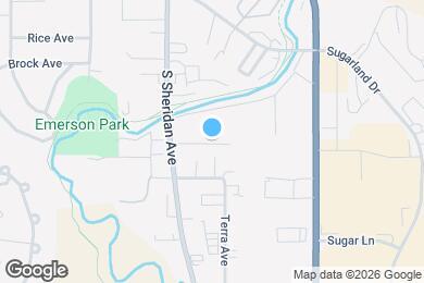 Map image of the property - 1735 S Sheridan Ave