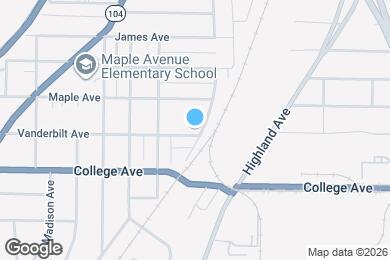 Map image of the property - 1340 Vanderbilt Ave