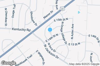 Map image of the property - 19112 E 14 Terrace N