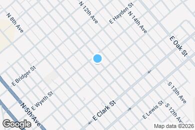 Map image of the property - 428 N 10th Ave