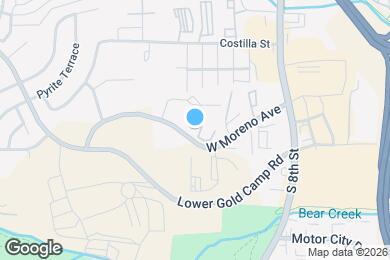 Map image of the property - 956 W Moreno Ave