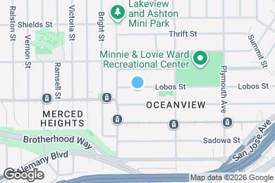 Map image of the property - 265 Lobos St