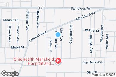 Map image of the property - 119 Vennum Ave