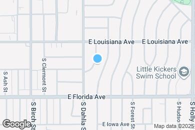 Map image of the property - 1368 S Edison Way