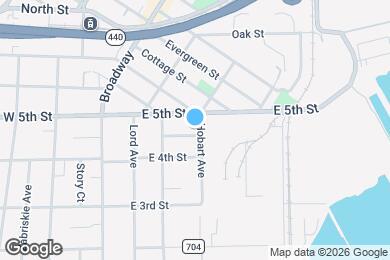 Map image of the property - 125 Hobart Ave